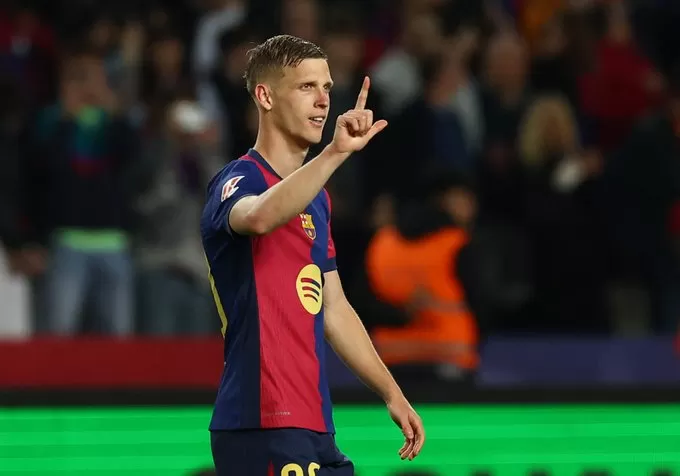 أولمو يغيب عن الكلاسيكو بسبب الإصابة