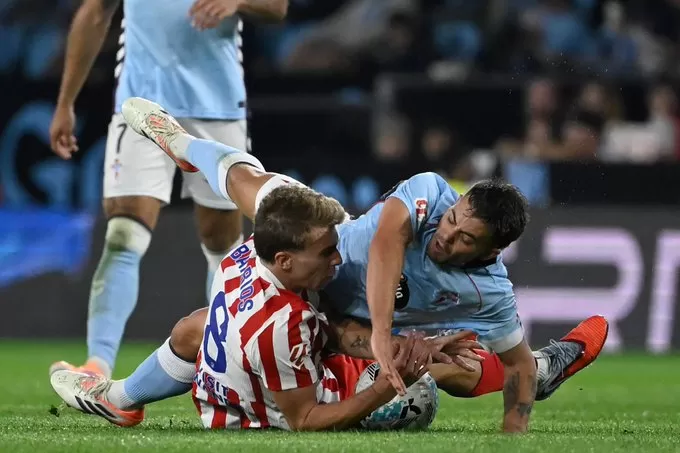 أتلتيكو مدريد وسيلتا فيغو يكتفيان بالتعادل الإيجابي