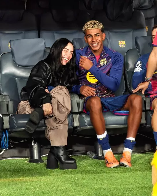 يامال يهرب بصحبة فتاة غامضة إلى إيطاليا